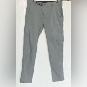 Prana Men's 32 × 34 Gray Hiking Pants